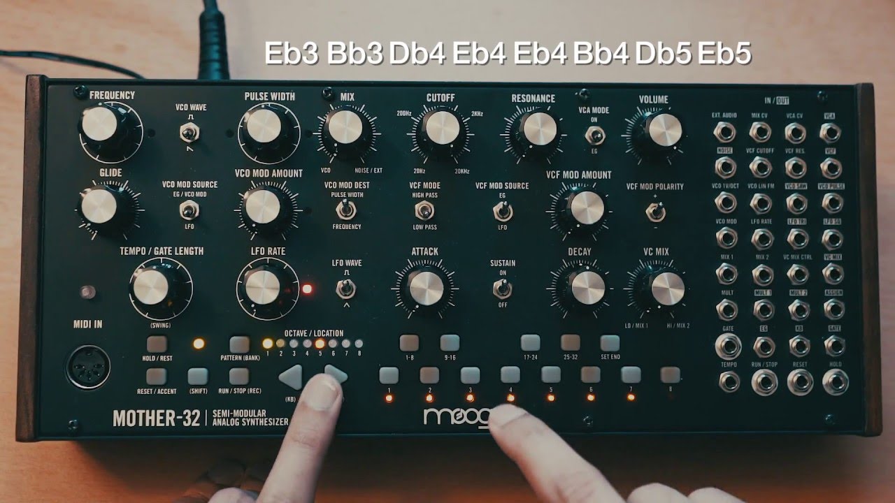 sound design software Chaka Khan - Ain't Nobody [Moog Mother 32]