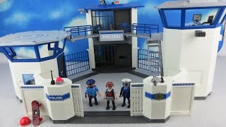 Playmobil Polizei deutsch: Polizeistation & Kommandozentrale 6872 - YouTube