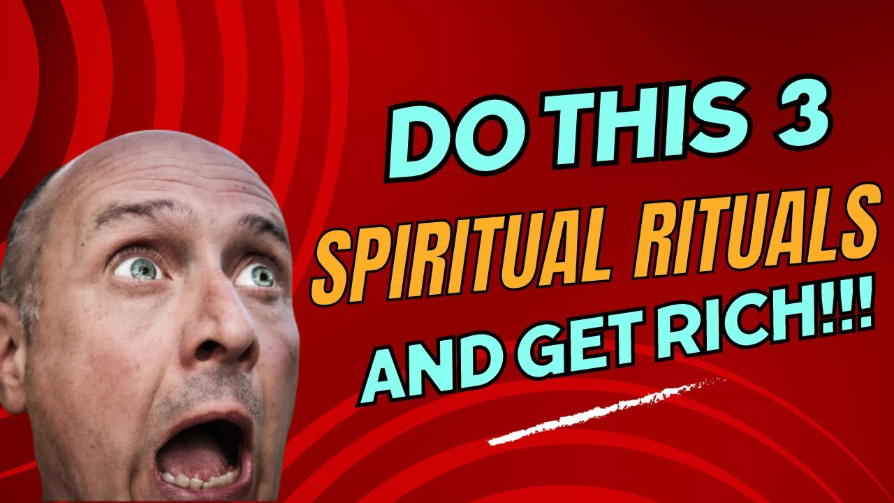 HOW TO GET RICH? DO THESE 3 RITUALS NOW! - YouTube