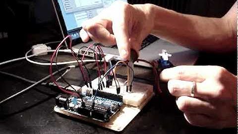 Pressure Sensor Powered Servo Motor