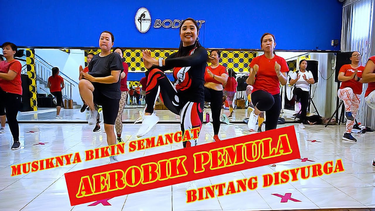 Senam Aerobik Menurunkan Berat Badan Evie Yuslie 15 Menit Musik Bintang Di Surga