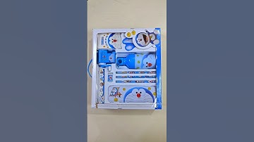doraemon stationery set, doraemon pencil case, pencil sharpener, #doraemonstationery #stationery