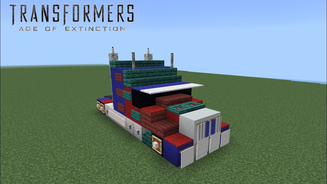 Minecraft - Transformers 4 Optimus Prime Tutorial! - YouTube