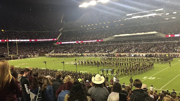 Fighting Texas Aggie Band halftime show- South Carolina 11/16/19 (Corpse Block “T”