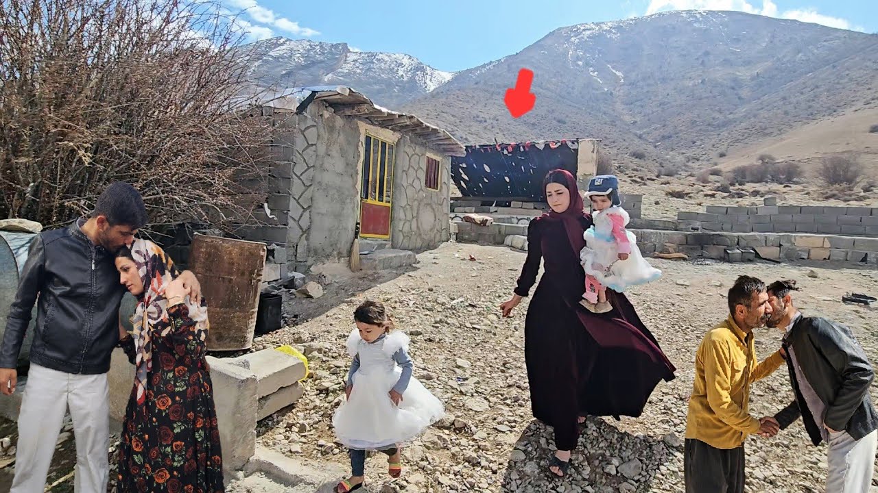 Traditional nomadic celebration in the mountains, Afshin and Leila's wedding and Zulfa's invitation