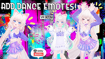 Add Dance Emotes to your VRChat Avatar - The EASIEST Way! - Booth VRChat Avatar Tutorial