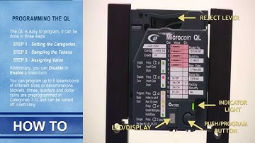 MicroCoin QL Coin Acceptor Programming Instructions