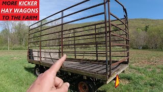 More Kicker Hay Wagons To The Farm