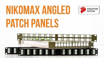 NIKOMAX angled patch panels