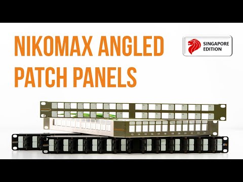 NIKOMAX angled patch panels (for Asian market)