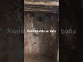 Remodelando un baño. Suscríbete