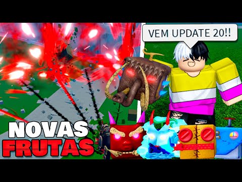 EU CRIEI NOVAS FRUTAS PRO UPDATE 20 DO BLOX FRUITS!! 