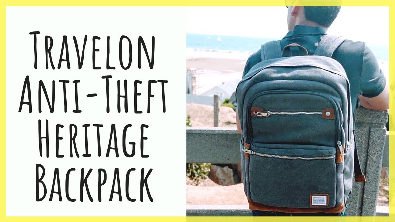 Travelon Anti-Theft Heritage Backpack | Classic Style with Modern ...