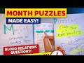 How To Solve MONTH and DATE PUZZLES !! BEST BANK EXAMS APPROACH !! IN 10 MINT