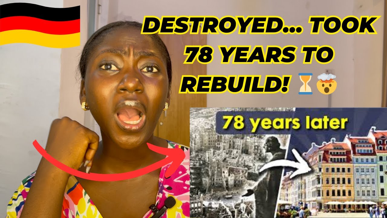 American Reacts to How Germany’s Most Beautiful City Was Destroyed… and Took 78 YEARS to Rebuild! 🤯