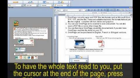 OmniPage (Free and Inexpensive Computer Technologies Video)