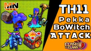Th11 Pekka Bowler Witch Attack Strategy How To Use Pekka Bowitch Attack Strategy In Clash Of Clans