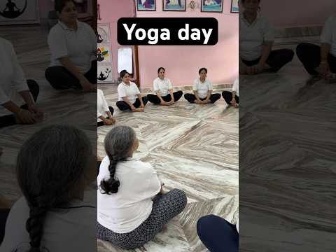 Yoga day celebrations, #vidioshort #youtubeshorts #motivation #shortsvideo #shorts #yogaskills .