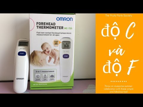 Video Hướng dẫn chuyển đổi độ C và độ F, nhiệt độ bề mặt... - youtube