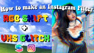 🌈 Easy RGB Shift + VHS Glitch | How to make an Instagram Filter | Spark Ar Tutorial screenshot 4