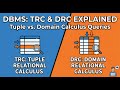 Tuple vs Domain Relational Calculus |TRC & DRC Explained | DBMS BTech