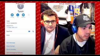 NELK Kyle Leaks Mike Tyson's Phone Number Live on Twitch