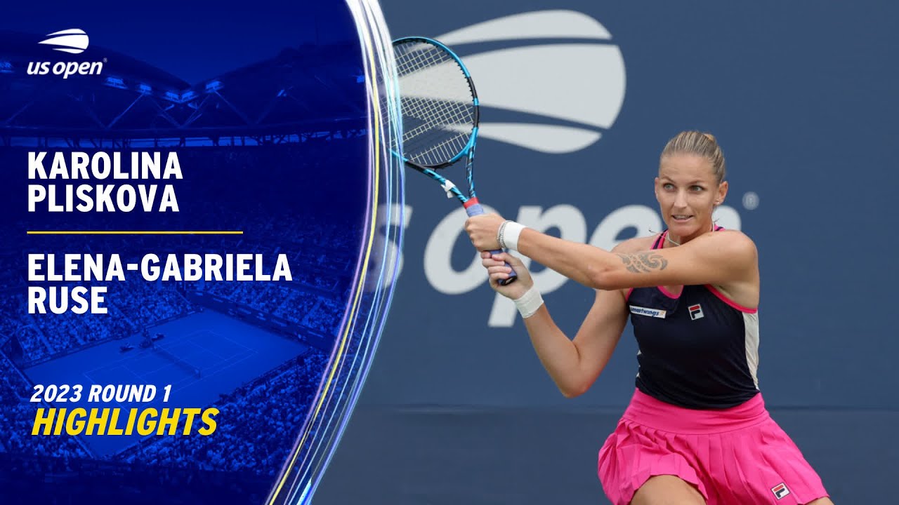 Karolina Pliskova vs. Elena-Gabriela Ruse Highlights | 2023 US Open Round 1