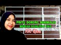 PINTU DORONG MINIMALIS HARGA MURAH KUALITAS DI JAMIN OK