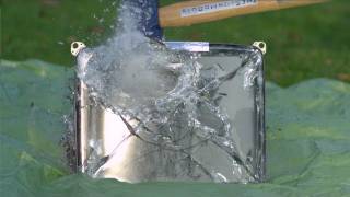 Sledgehammer vs TV tube in Slow Motion - The Slow Mo Guys