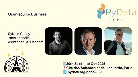 Sylvain Corlay, Yann Lechelle & Alexander CS Hendorf - Open-source Business