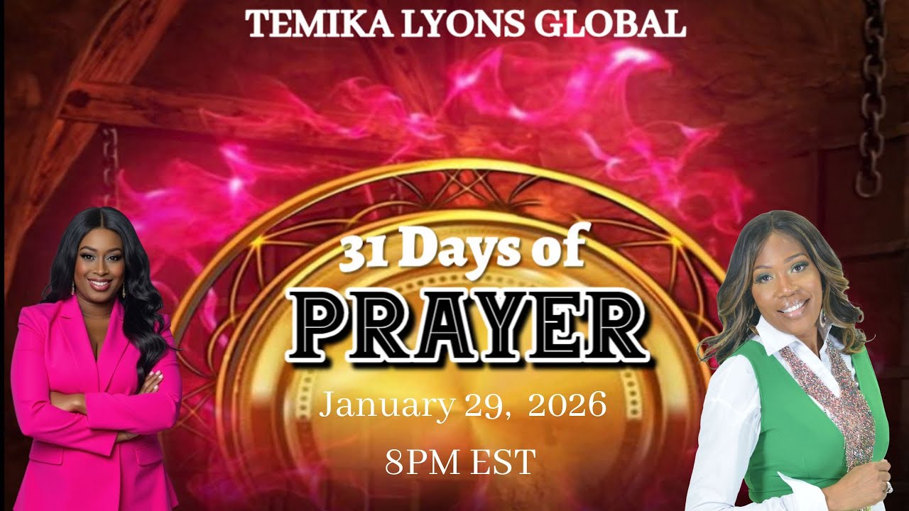 31 Days of Prayer Day 29 with Guest- Prophetess Natasha Williams 📱
