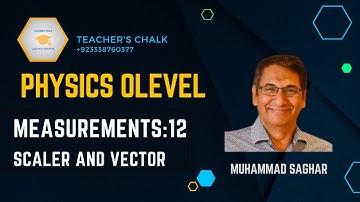 Scalers and vectors:12/Physics O-LEVEL