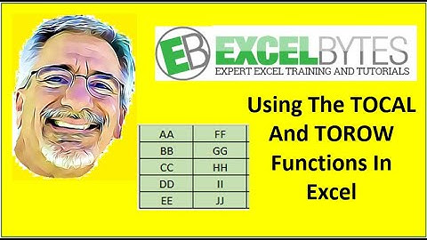 Using The TOCOL And TOROW Functions In Excel