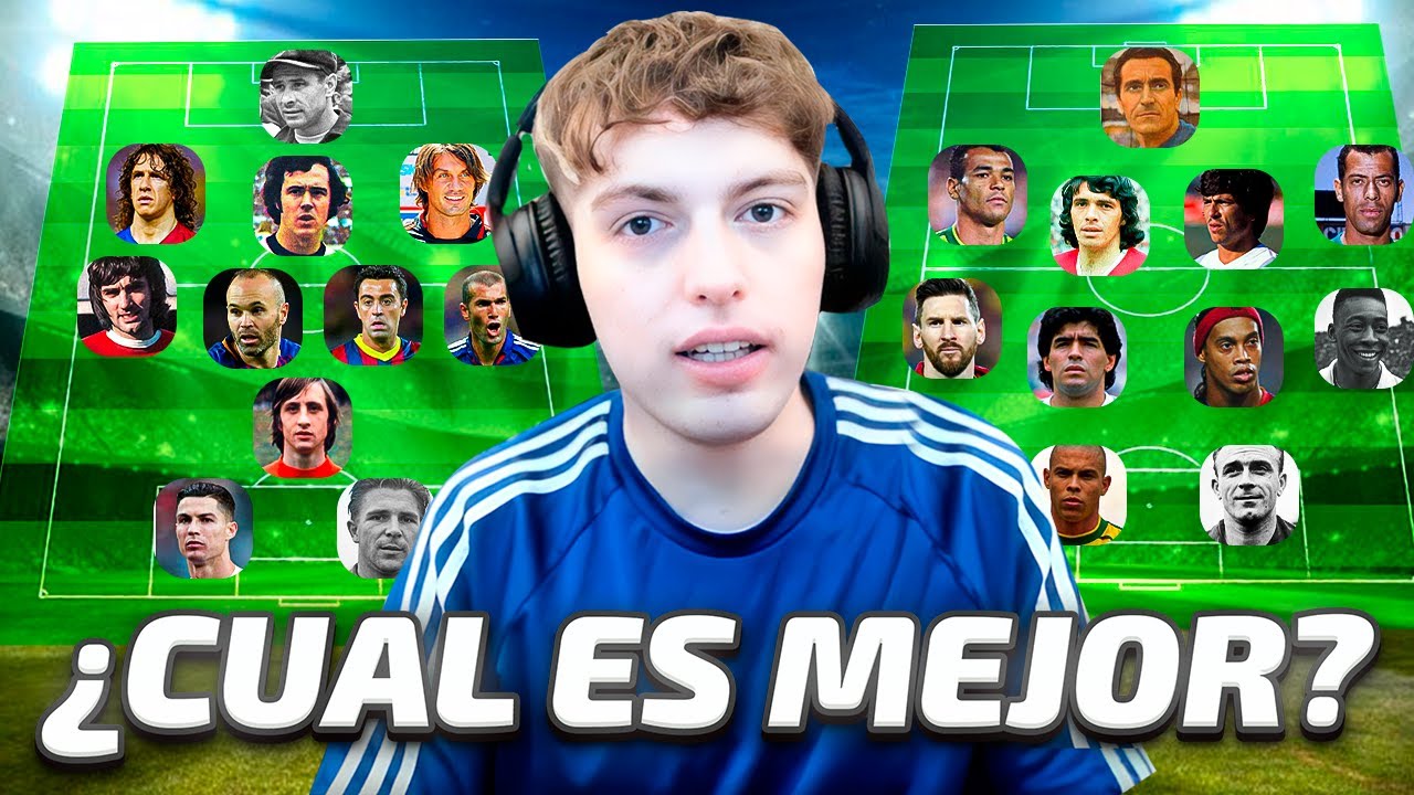 EL MEJOR 11 DE AMERICA vs. EL MEJOR 11 DE EUROPA (HISTORICO) - ¿CUAL ES MEJOR?