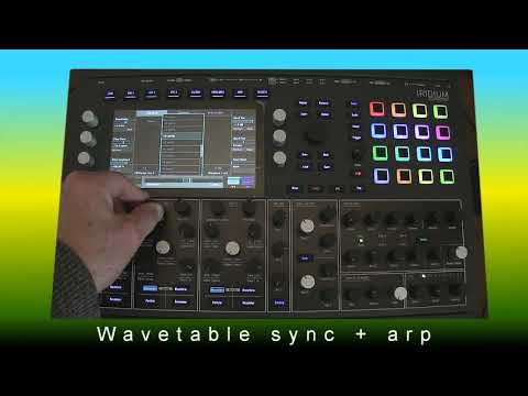 Polyrhythm Osc sync on Waldorf Iridium