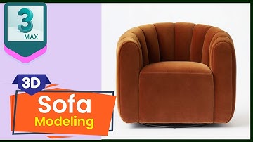How to Model Sofa Side Chair in 3ds Max   I    Furniture Modeling in 3ds Max