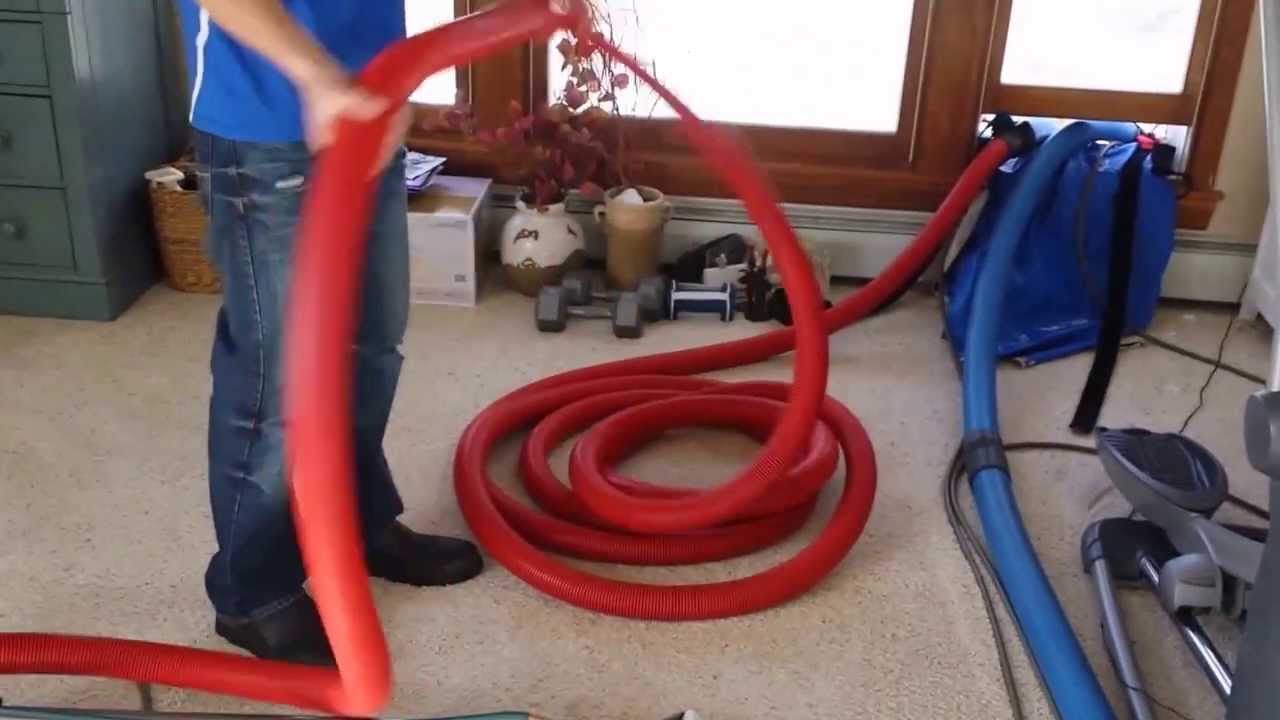 Managing hoses inside with 2 vans on same job site 1-28-2014