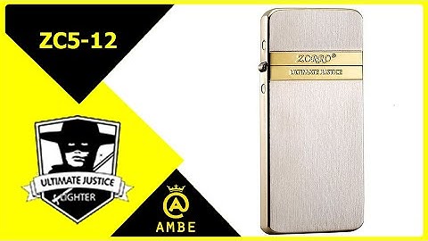 Bật lửa hộp quẹt xăng đá siêu mỏng thời trang đẳng cấp Zorro ZC5-12 - Ambe.vn
