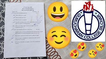 GC College Silchar | GC College Micro Economics Question Paper 2019 | @Navoneet Bhattacharjee