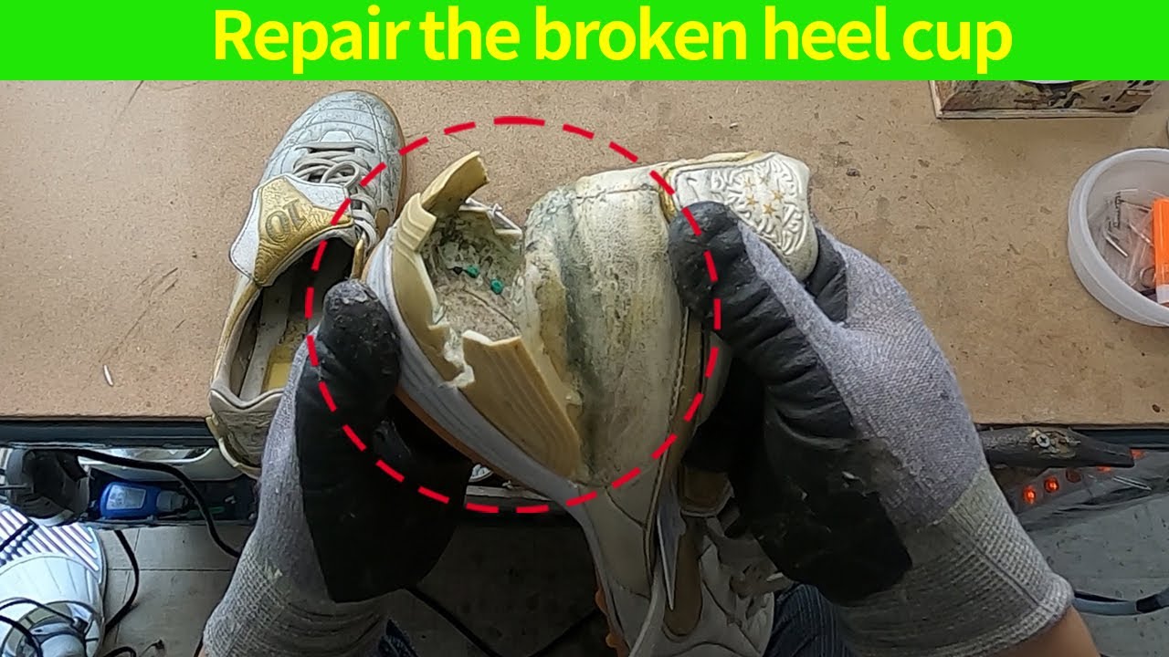 How To Repair The Heel Of Athletic Shoes Steps (with Pictures