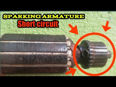 Best way to repair damage power tools | sparking armature - YouTube