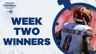 BIGGEST WINNERS: PRESEASON WEEK 2 RISERS, PLAYERS TO DRAFT | 2022 FANTASY FOOTBALL ADVICE