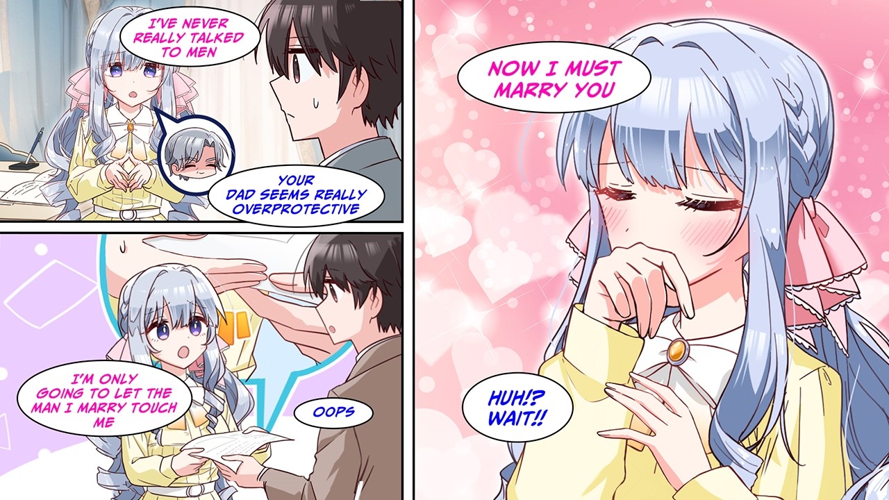 [Manga Dub]  I accidently touched her hands and...