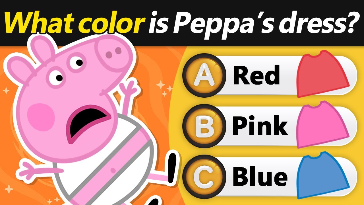 Peppa Pig Multiple Choice Quiz 🐷 Only Real Fans Can Get 100%! | Quiz DingDong