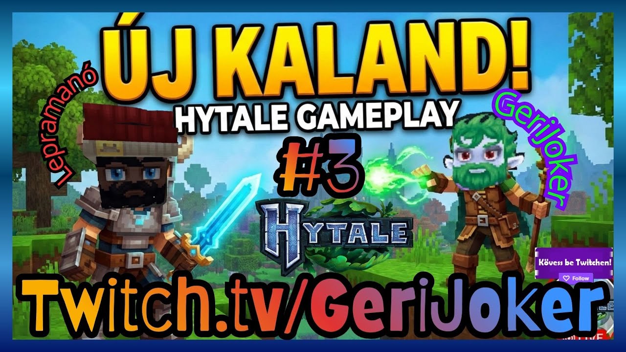 Egy új bázis után kutatva! 🌋🔥⛏ | Hytale | Közös Stream @lepramano -val | #3