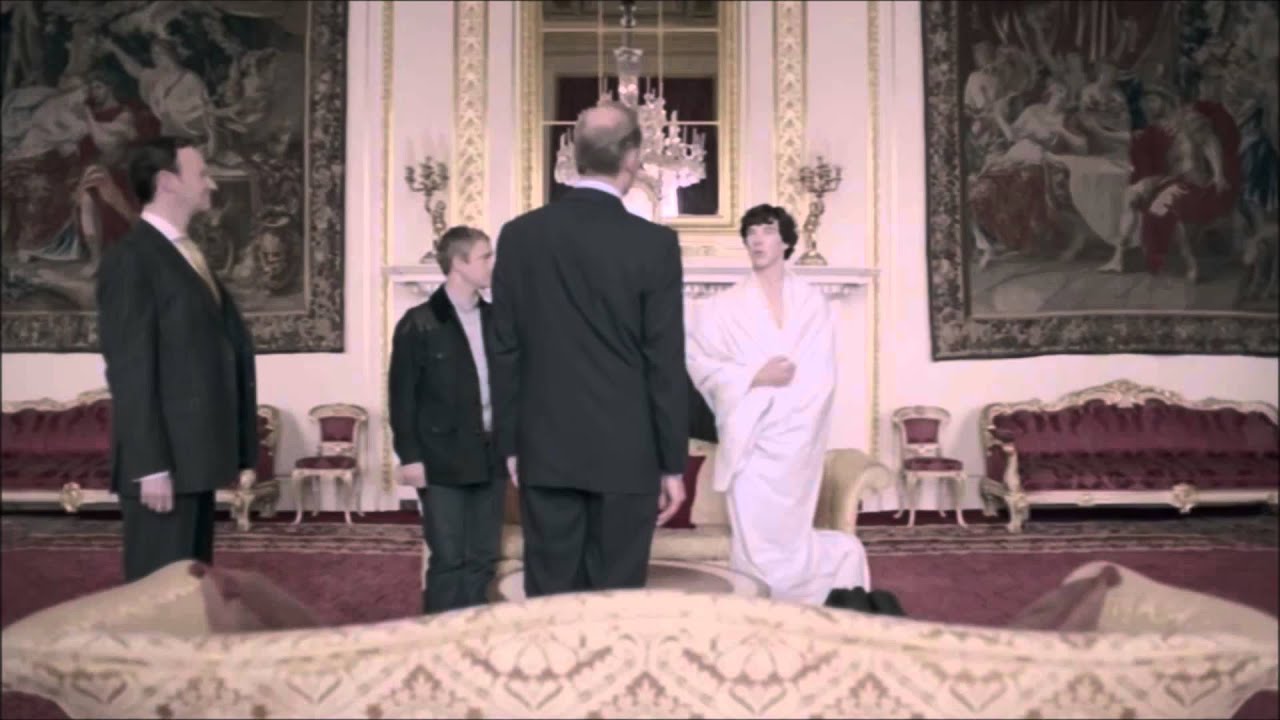 BBC Sherlock - Buckingham Palace Deleted Scene