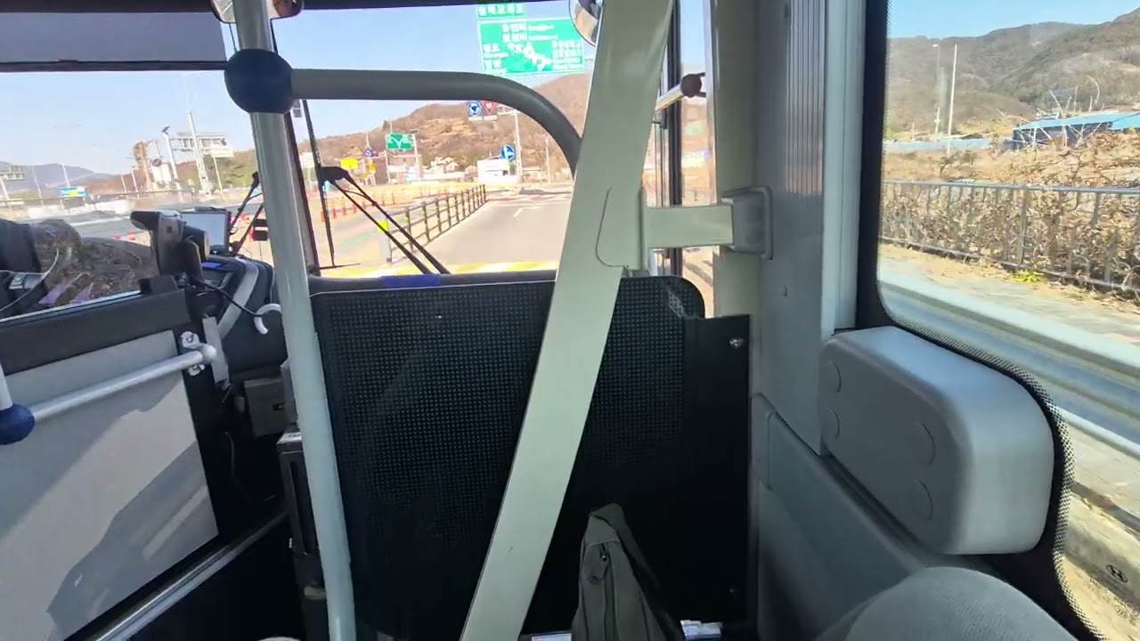 밀양교통 밀양시내버스 현대 일렉시티 EV II 전기버스 2025.05월식 차 경남71자 7333호 용성2번버스 (용성정거장 ~ 부산대학교밀양캠퍼스) 주행영상