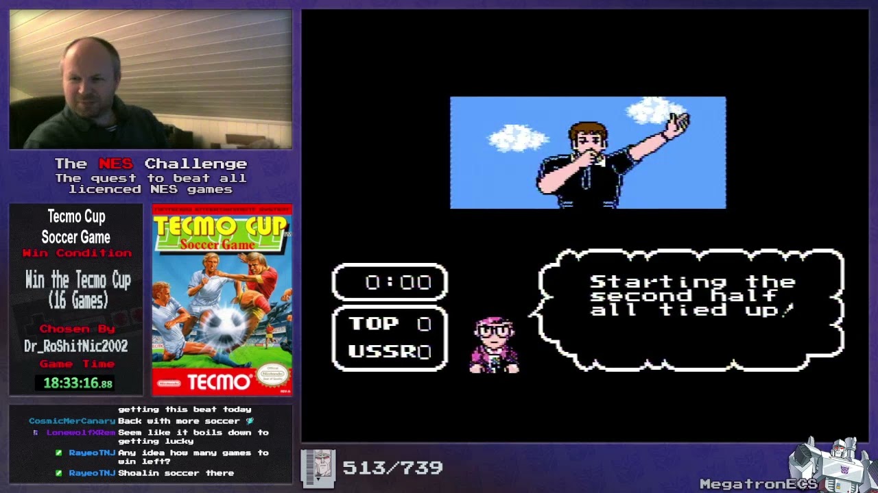 NES Challenge: Game #513: Tecmo Cup Soccer Game(part 8)