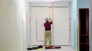 6 ZipWall FoamRail Span Adjustable Tapeless Seal