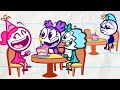 Pencilmate & Pencilmiss 🎉 BIRTHDAY & FRIENDS 🎂 PARTY Compilation 🎊 Cartoons 2020 Celebration